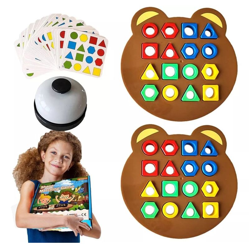KUANGYE - Juego De Combinación De Formas Juego De Combinación Rápida