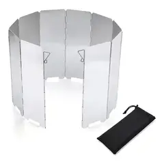 GENERICO - Protector De Viento Para Cocinilla Portatil Camping 84x24cm