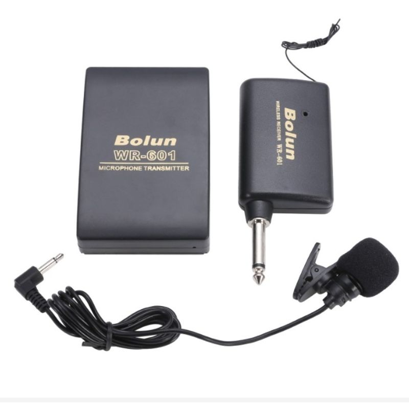 GENERICO - MICRÓFONO SOLAPA INALÁMBRICO BOLUN WR601