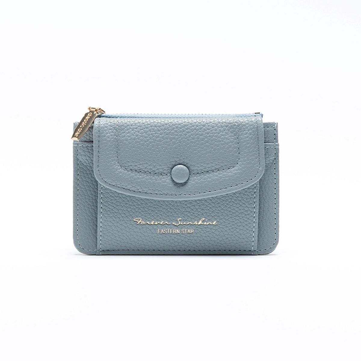 VATYERTY - Cartera De Mujer Pequeña Con Cremallera azul