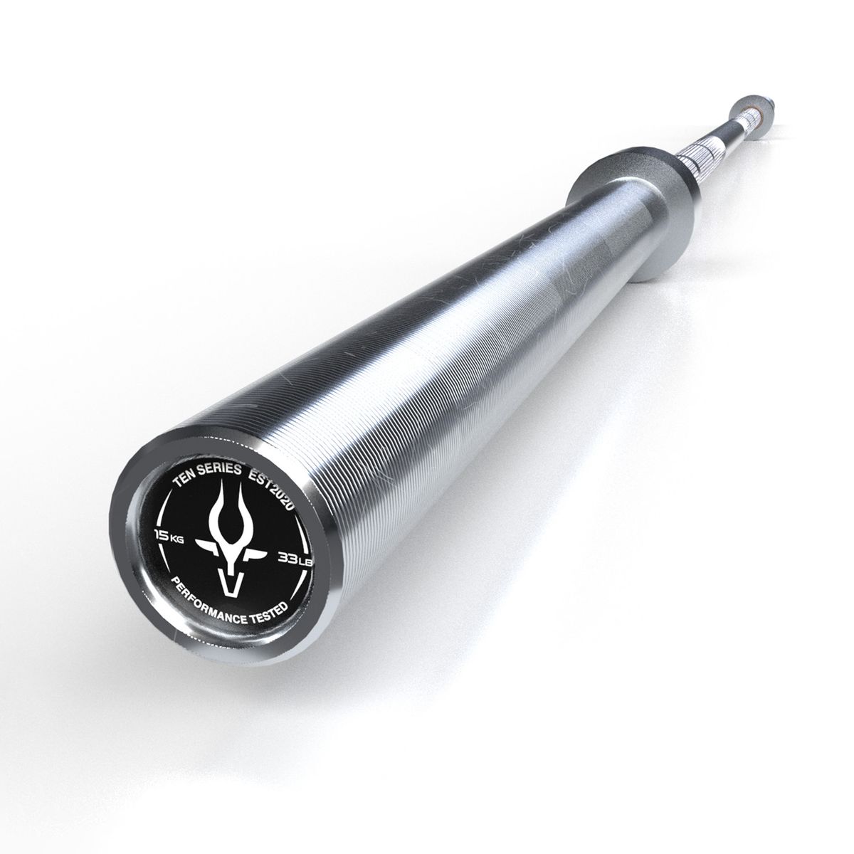 TEN SERIES - Barra Olimpica de Competicion Silver 15 Kg Ten Series