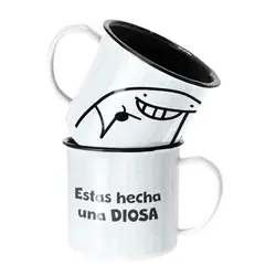 SM - Taza Enlozada Lechera Estas hecha una Diosa Regalo