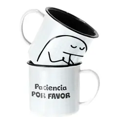 SM - Taza Enlozada Lechera Paciencia porfavor Regalo