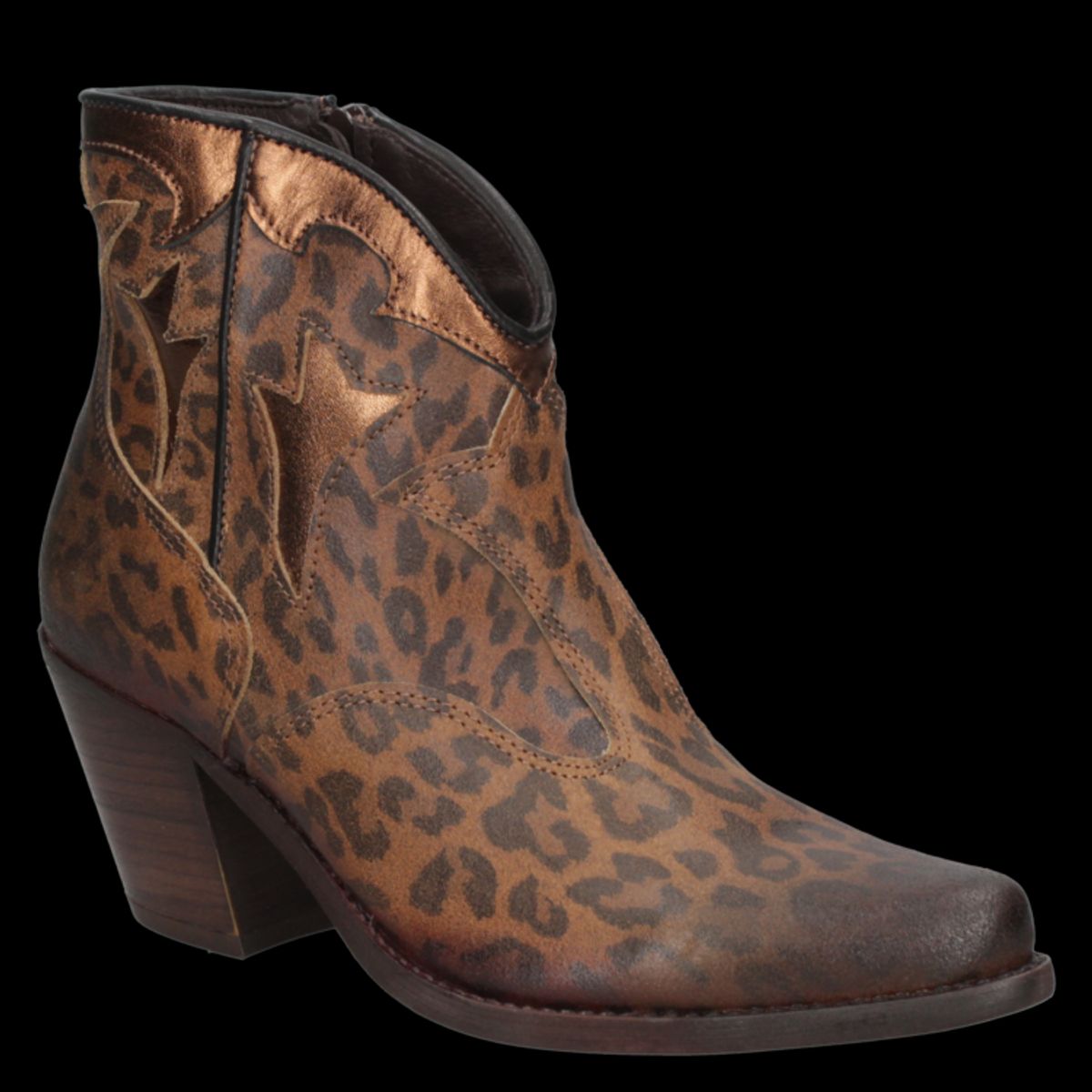 FELMINI - Botín Casual Mujer Marrón Claro Felmini