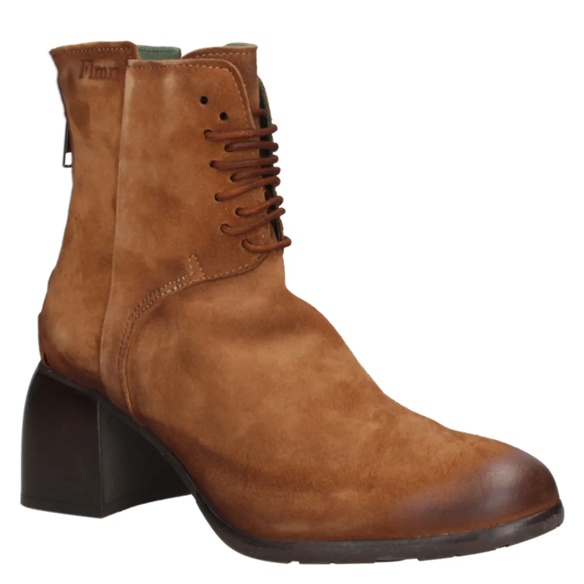 FELMINI - Botín Casual Mujer Marrón Claro Felmini