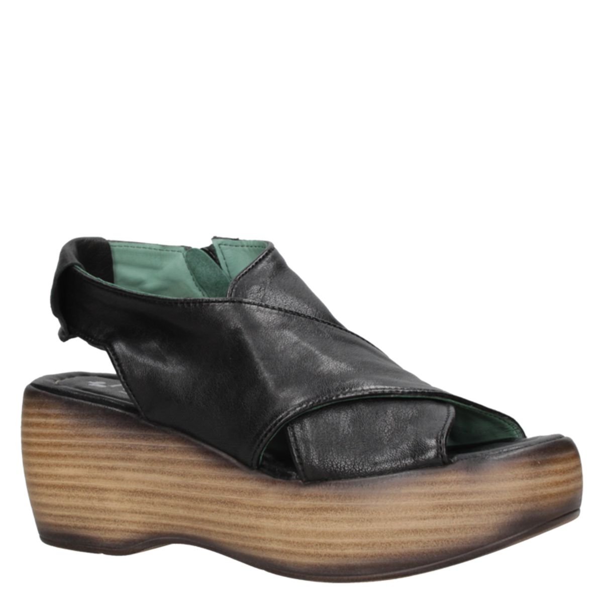 FELMINI - Sandalia Casual Mujer Negro Felmini