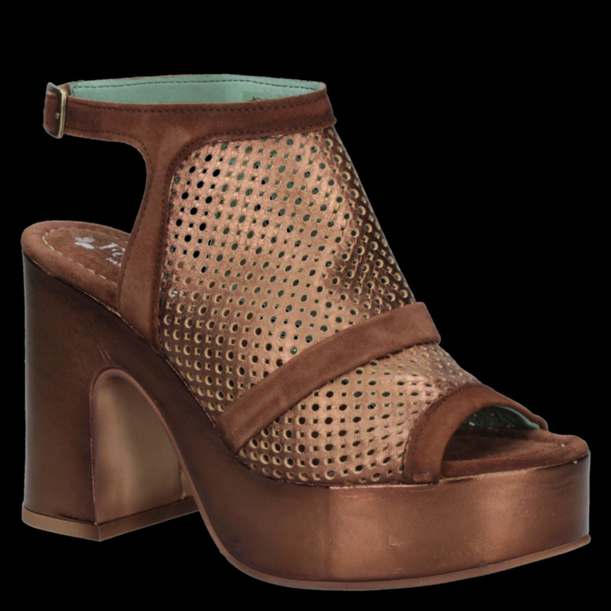 FELMINI - Sandalia Casual Mujer Marrón Felmini