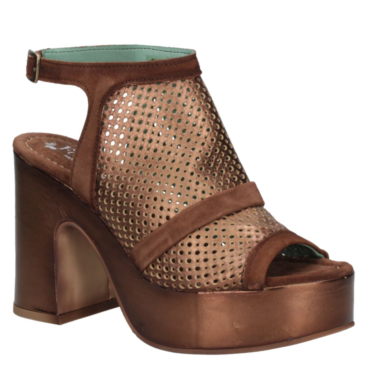 FELMINI - Sandalia Casual Mujer Marrón Felmini