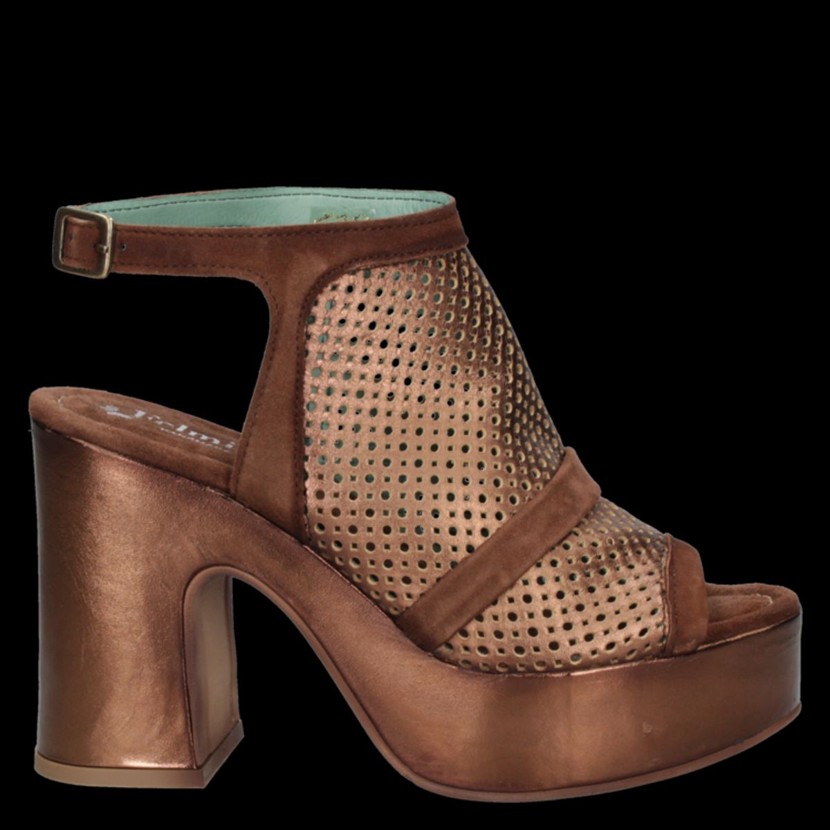 FELMINI - Sandalia Casual Mujer Marrón Felmini