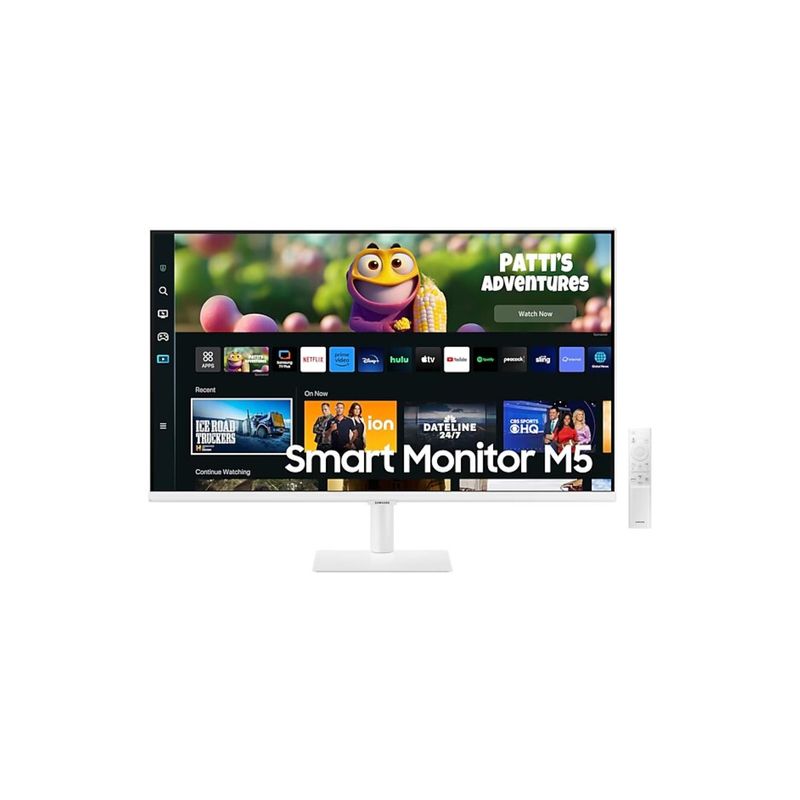 SAMSUNG - Monitor Smart TV Samsung M5 27" FHD 4ms VA Wi-Fi HDMI Blanco SAMSUNG