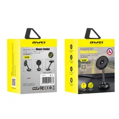 AWEI - SOPORTE AUTO X22 TABLERO MAGNETICO NEGRO