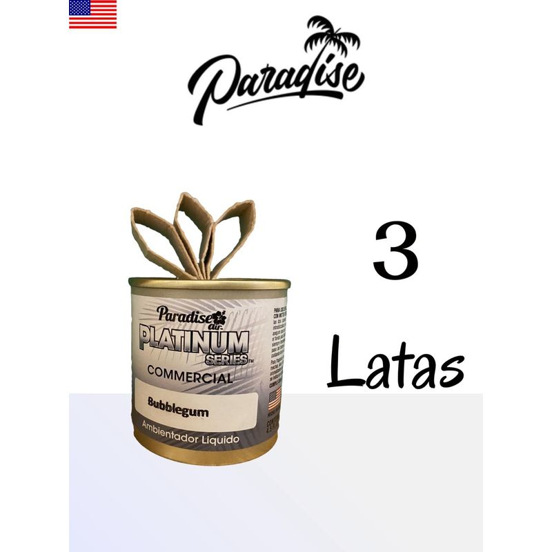 PARADISE - Lata aromática Platinum