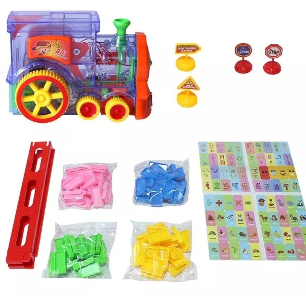 GENERICO - Tren Domino Luces Didactico Juguete Niños