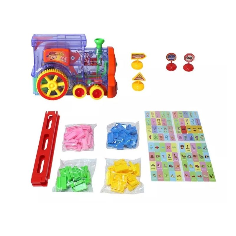 GENERICO - Tren Domino Luces Didactico Juguete Niños