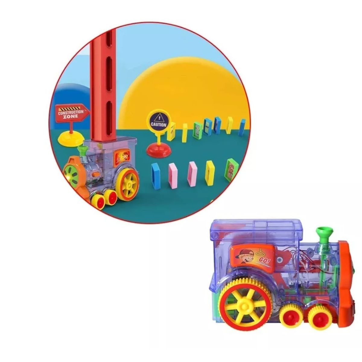 GENERICO - Tren Domino Luces Didactico Juguete Niños