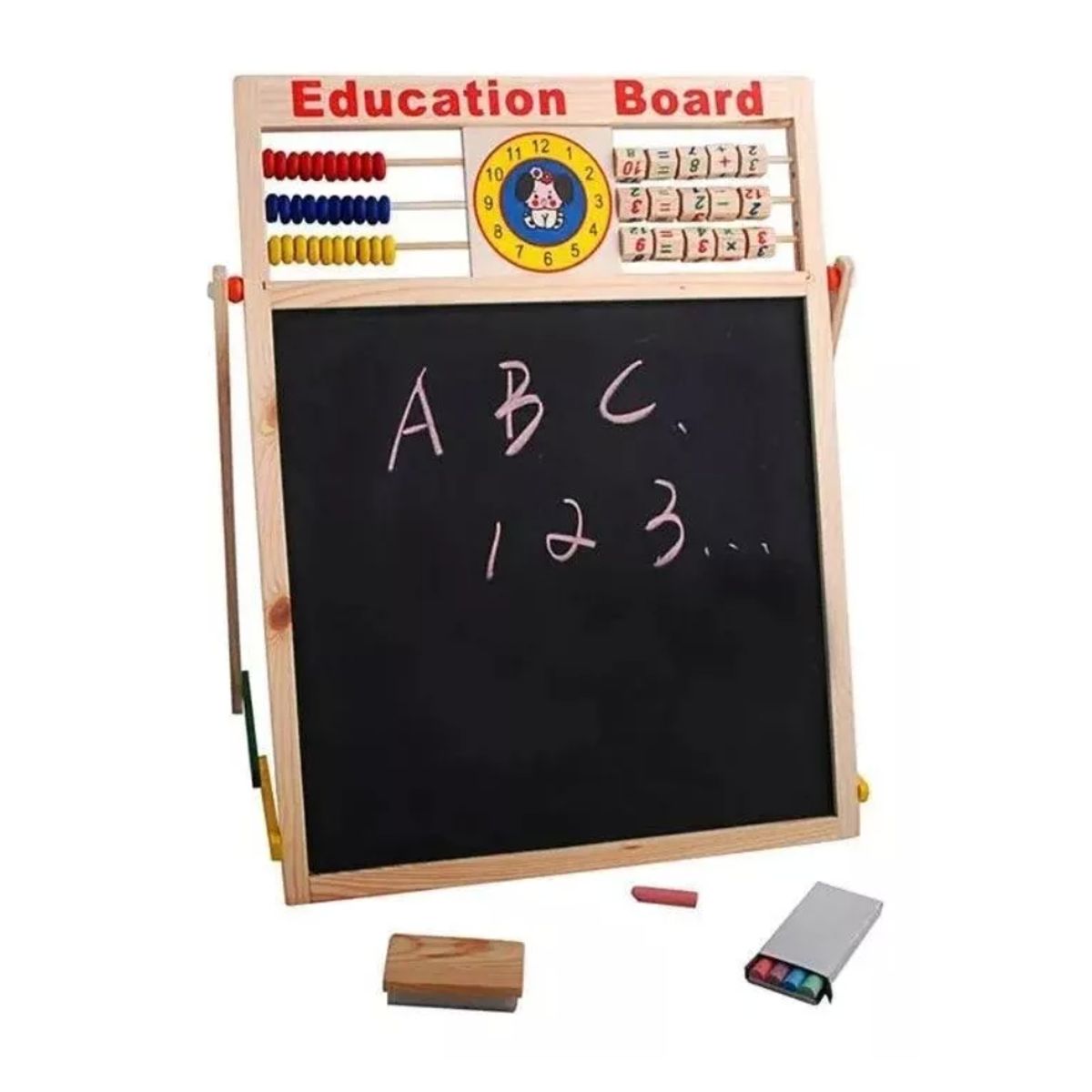 GENERICO - Pizarra Didactica 2 En 1 Tiza Y Magnetica Pizarra Niños