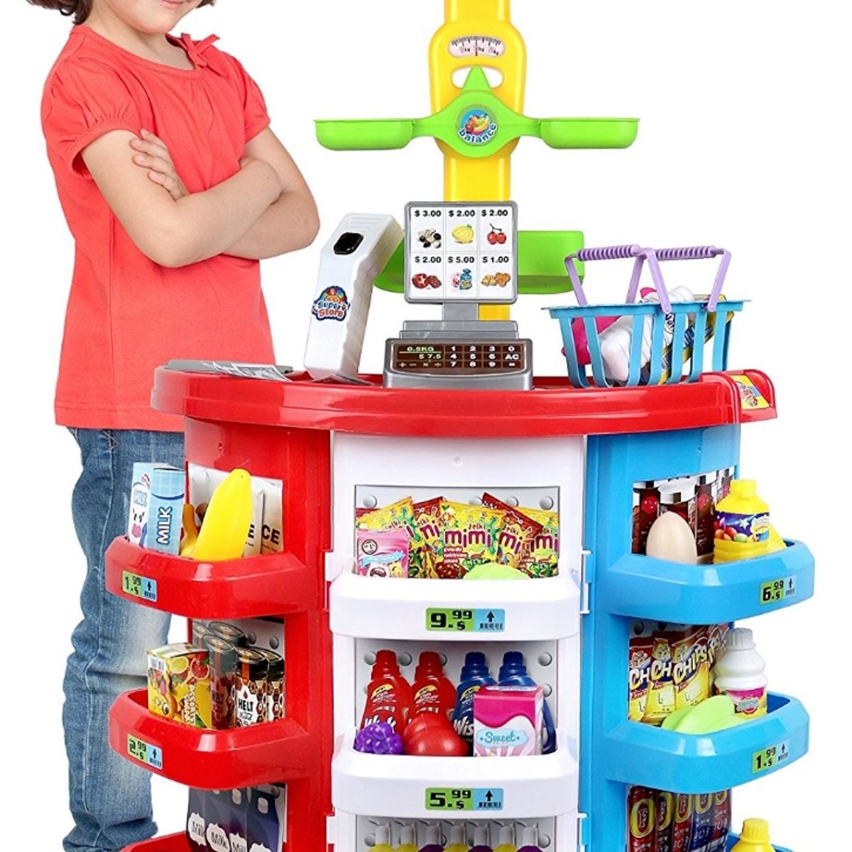 GENERICO - Supermercado Mini Market Juguete Para Niños 38 Pcs