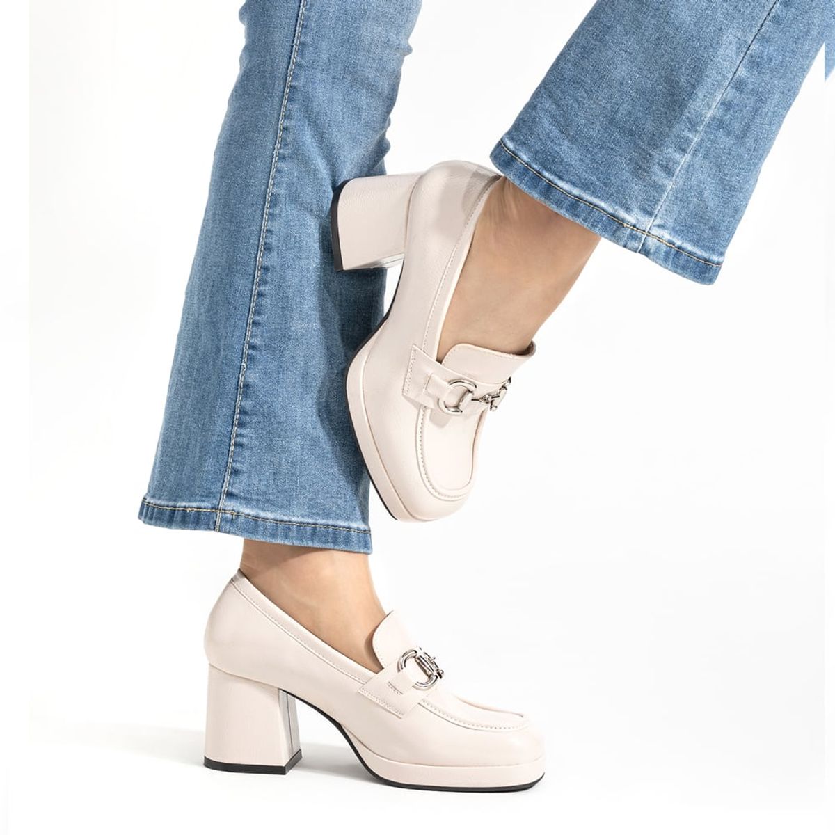 WEIDE - Mocasin Beige Casual Mujer Weide RQ72