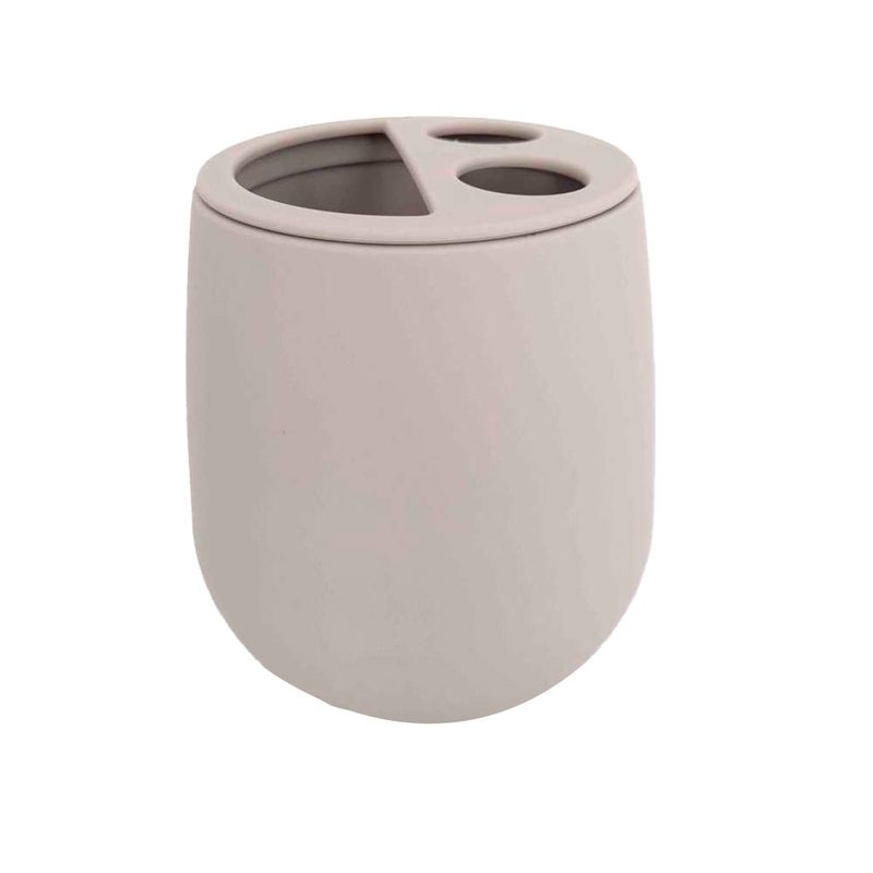 NEWTREE - Porta Cepillos Minimalista Moderno Gris