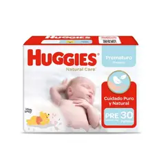 HUGGIES - Pañales Natural Talla Prematuro x4