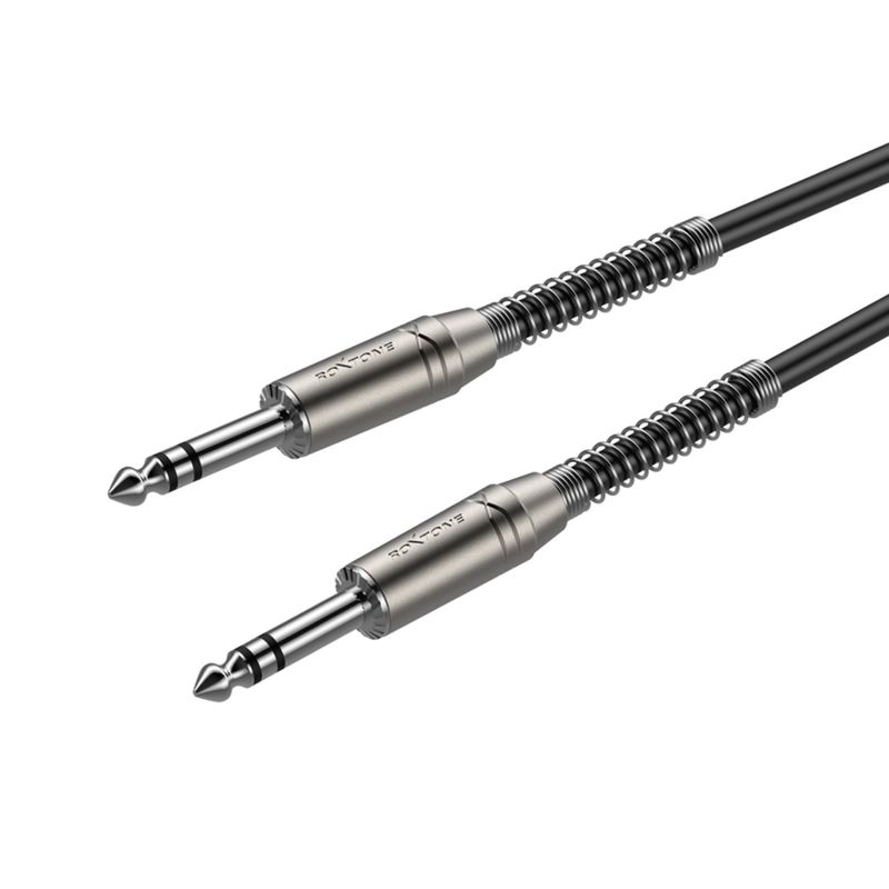 GENERICO - Cable plug jack 6.3 a 6.3 Stereo de 3mts balanceado