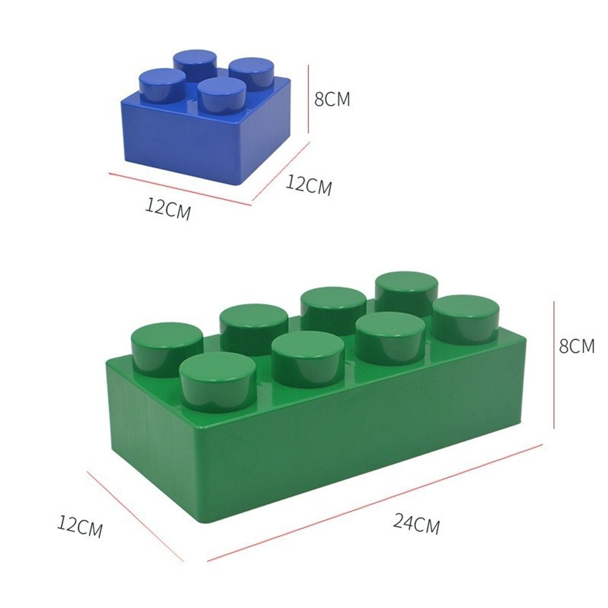 JUGUETON - Set Bloques Construcción Gigantes 45 Piezas Legos
