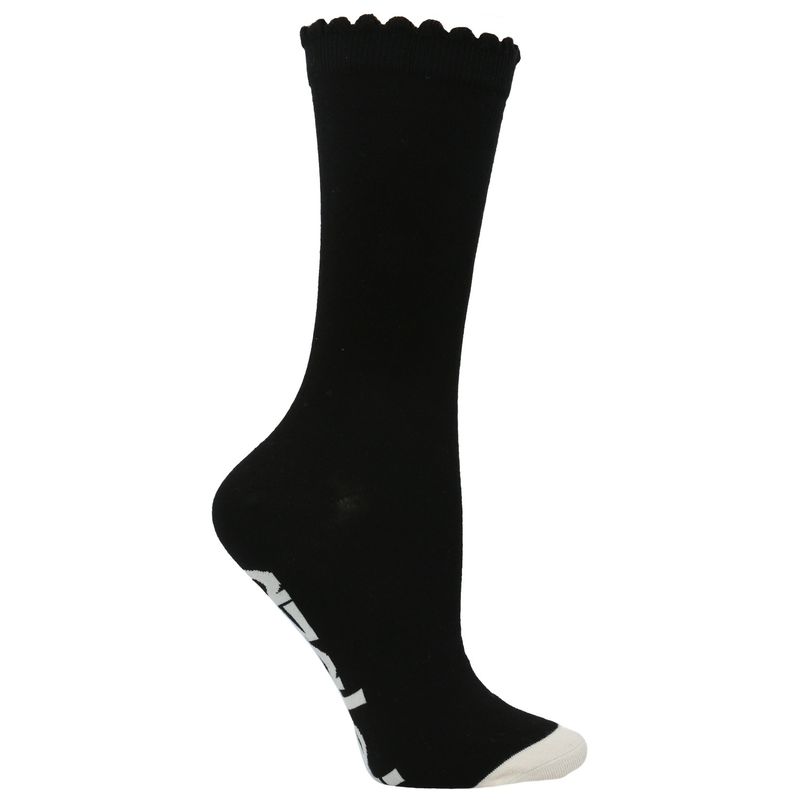AZALEIA - Calcetin Negro BasiSt Plain Mujer AZALEIA_.