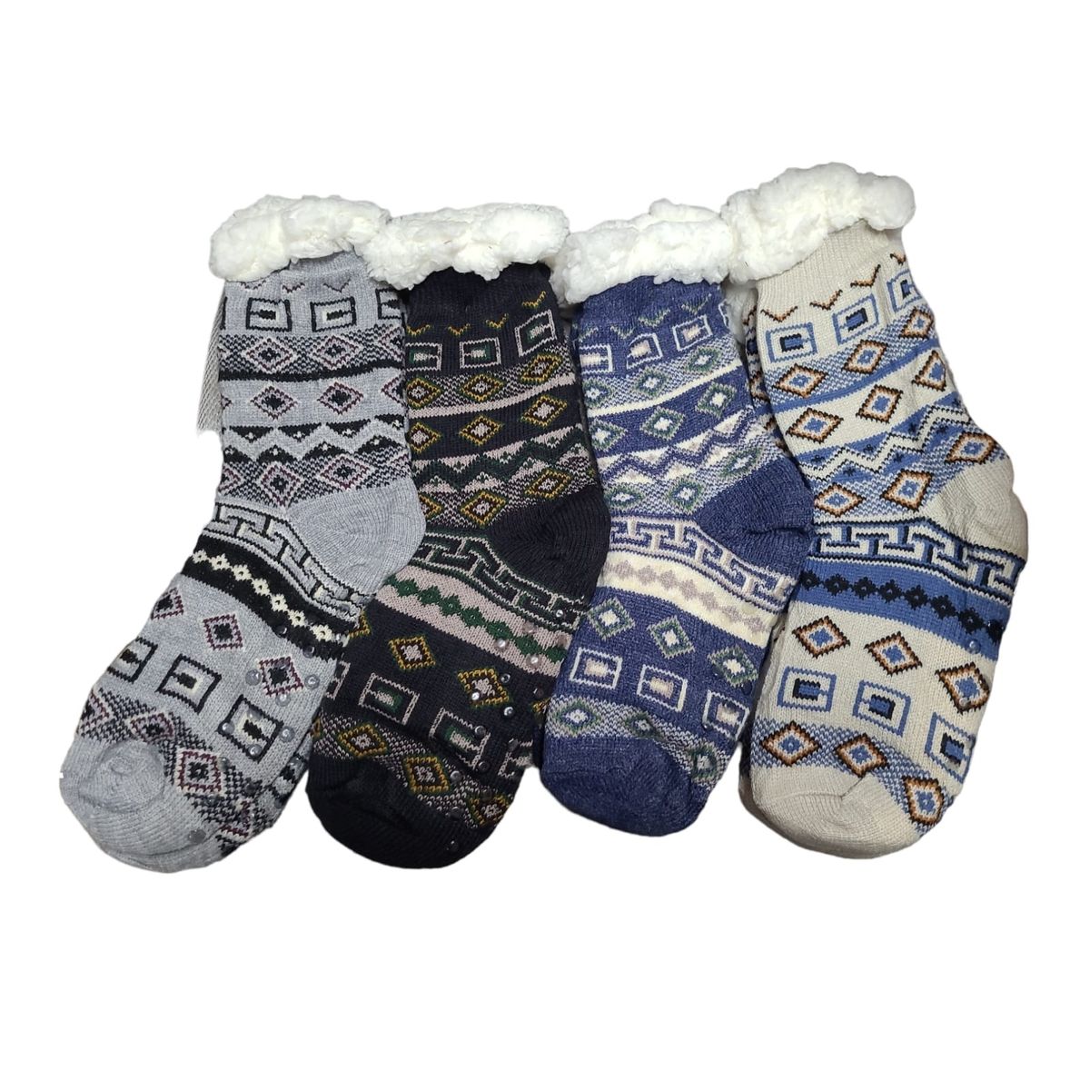 GARSIL - 6 Calcetines Con Chiporro Para Hombre Con Antideslizante - Pantuflas