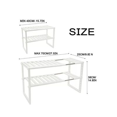 Imagen 2 del producto Organizador Multiuso Estante Ajustable Cocina Baño Casa
