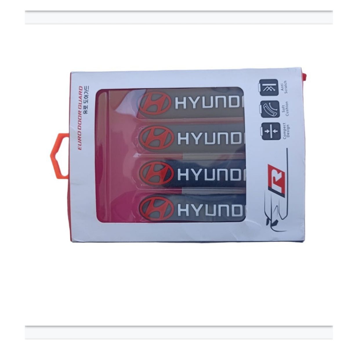GENERICO - Tope Protector de puertas para vehículos 4 piezas HYUNDAI