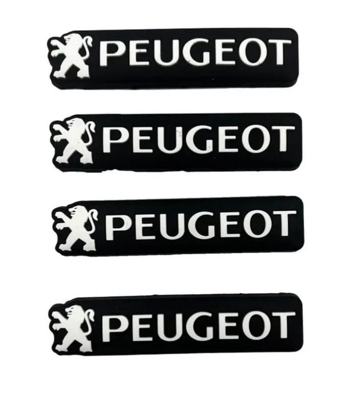 GENERICO - Tope Protector de puertas para vehículos 4 piezas PEUGEOT