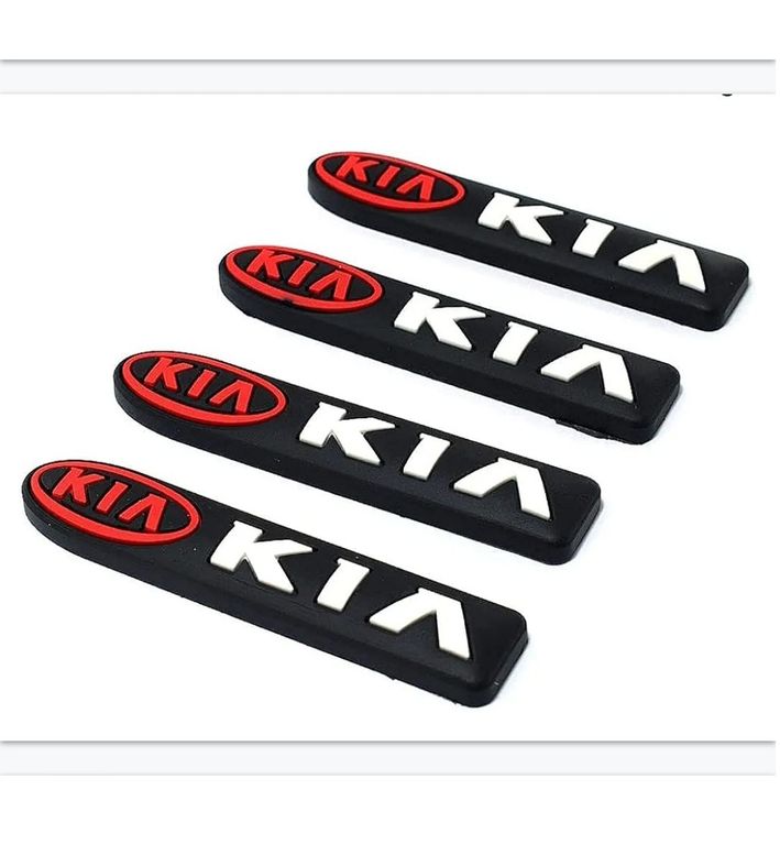 GENERICO - Tope Protector de puertas para vehículos 4 piezas KIA