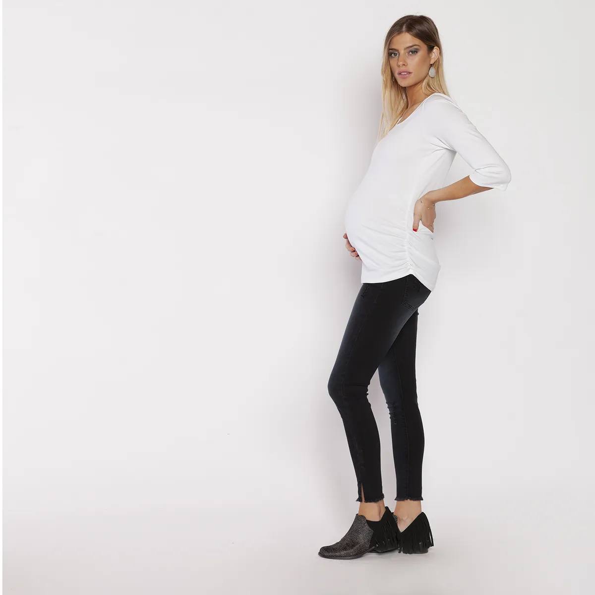 NALA - Jeans Maternal Anita Dremel Negro Nala Maternity