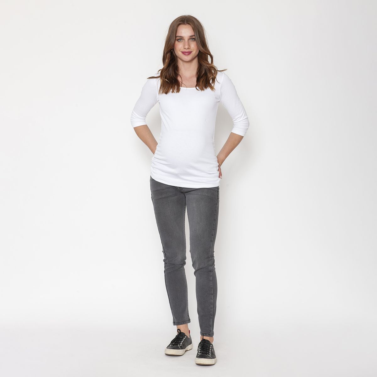 NALA - Jeans Maternal Luisa Gris Nala Maternity