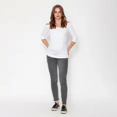 NALA - Jeans Maternal Luisa Gris Maternity