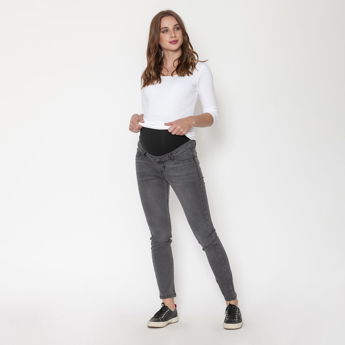 NALA - Jeans Maternal Luisa Gris Nala Maternity