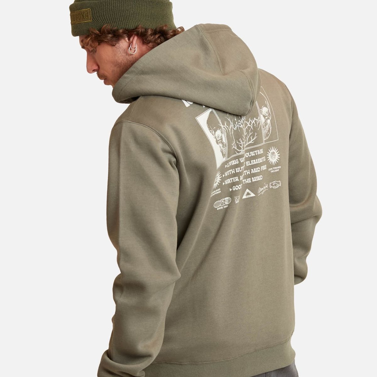 MAUI AND SONS - Poleron Nature Surf Verde Hombre Maui And Sons