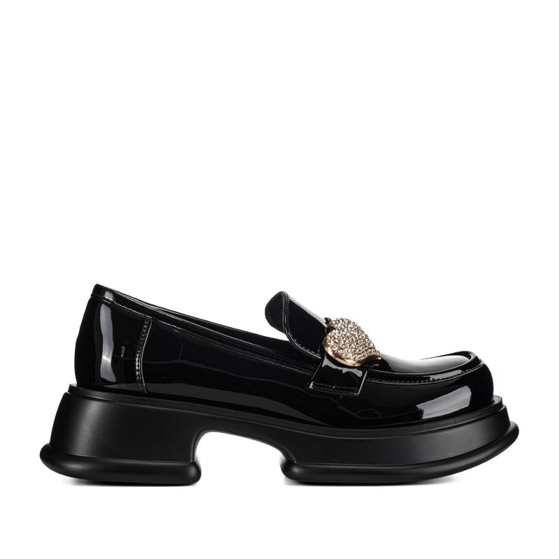 WEIDE - Mocasin Negro Casual Mujer Weide GH112