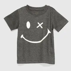 COYOTE KIDS - Polera gris smile adulto algodón peruano - Gris