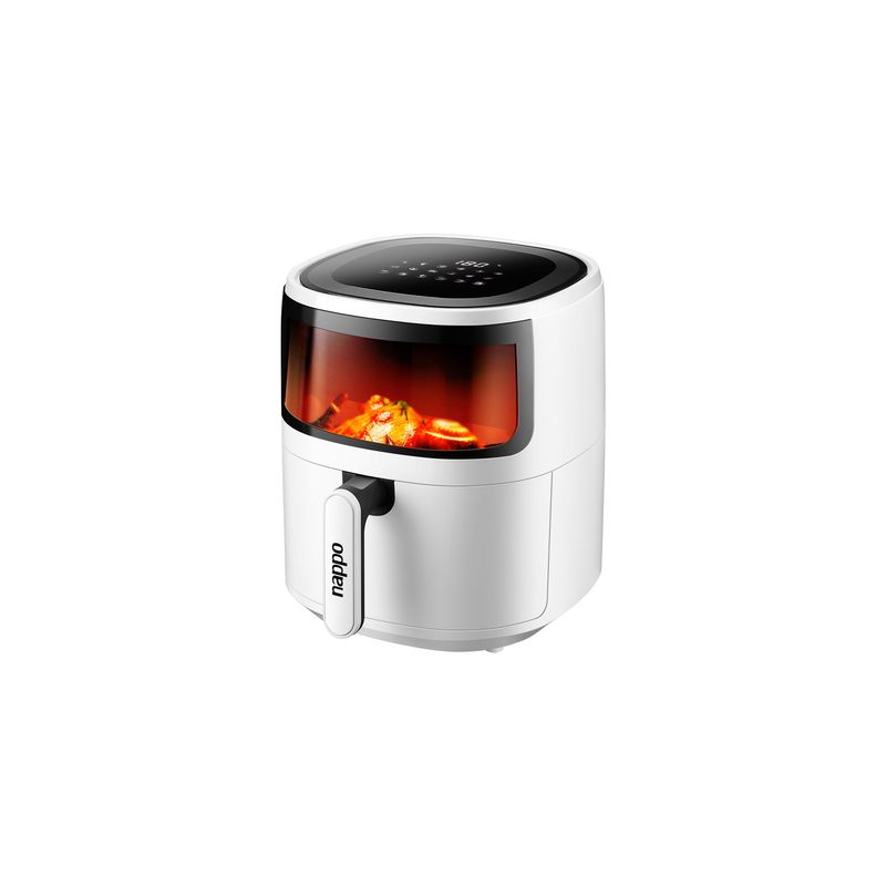 NAPPO - Freidora de Aire Digital Nappo 5.7 L Visor Luz 1500w Blanca