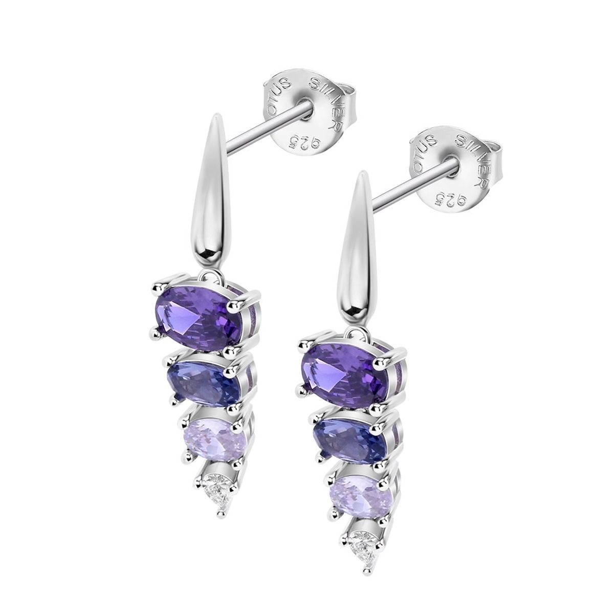 LOTUS SILVER - Aros LP3729-4/1 Lotus Silver Mujer Leros