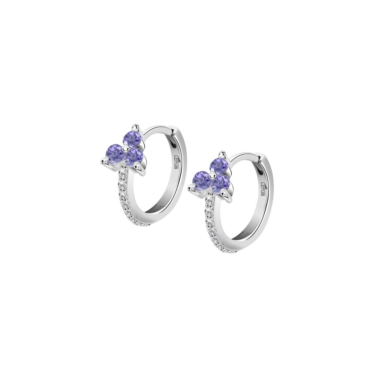 LOTUS SILVER - Aros LP3728-4/1 Lotus Silver Mujer Leros