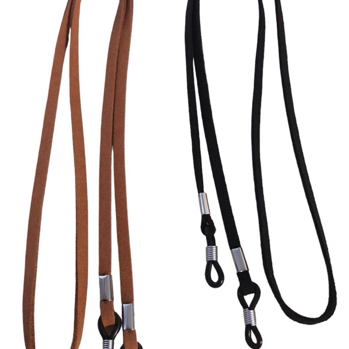 GENERICO - Sujetador Strap Correa Para Lentes Cuero Set 2 Piezas