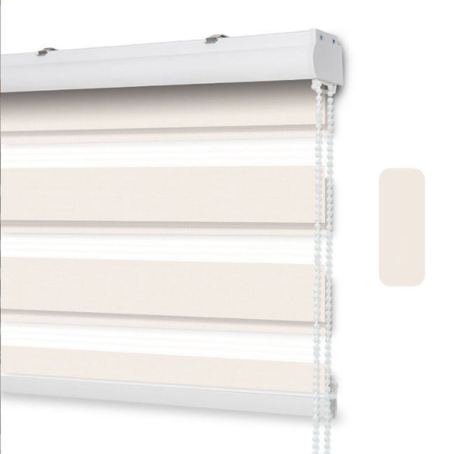 GENERICO - Roller Duo con Cenefa 200 x 200 - Beige