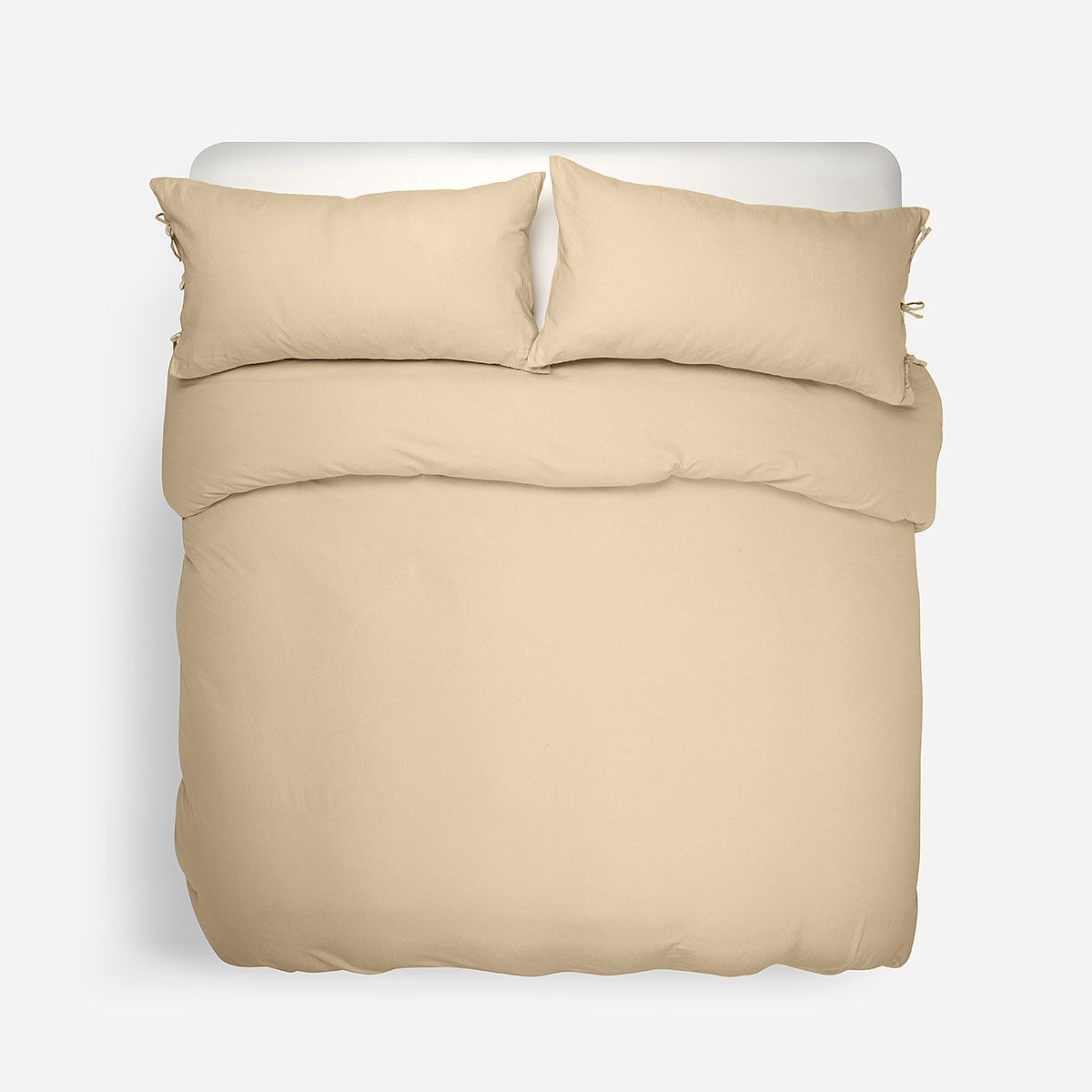 ROSEN - Funda Plumón Lino-Algodón Pure Liso Super King Camel