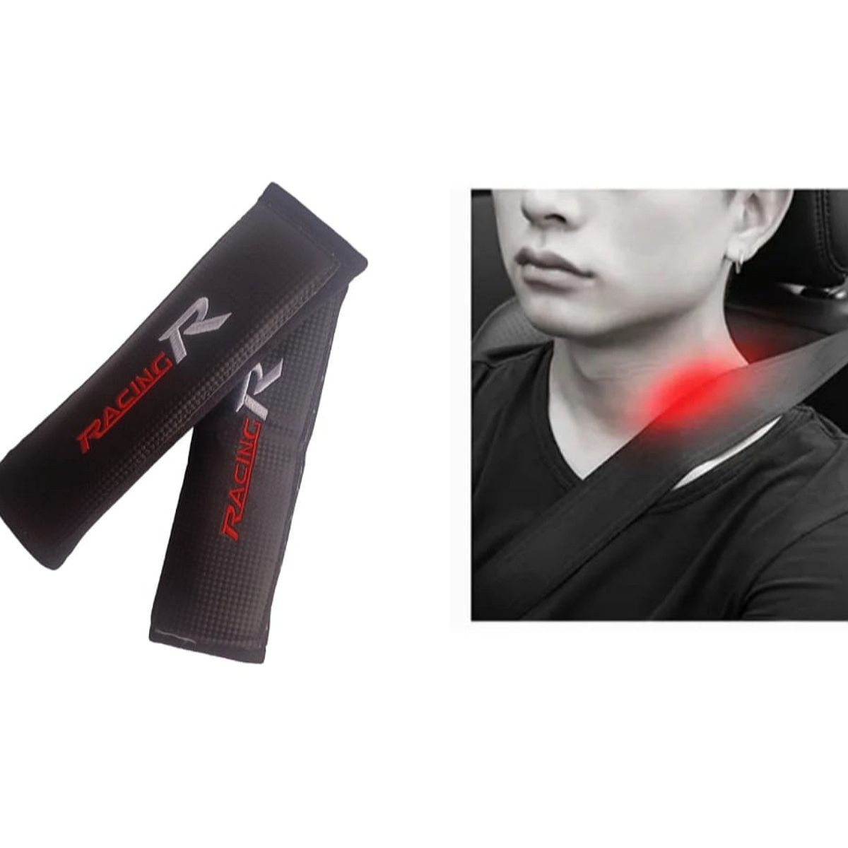 GENERICO - Cubre Cinturón de seguridad para autos camioneta y camiones