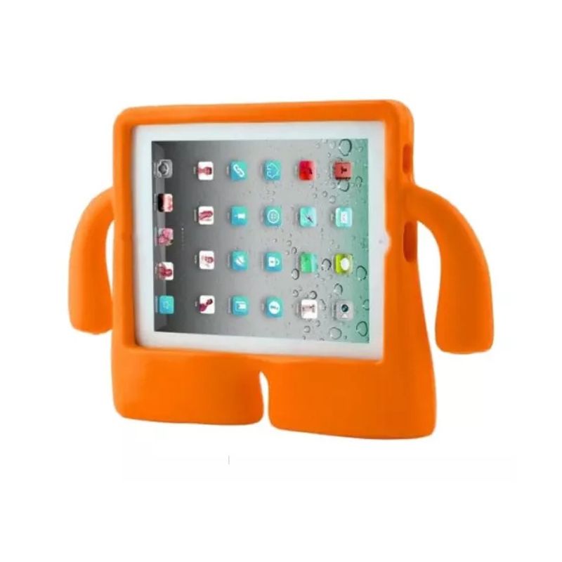 GENERICO - funda antigolpes  niños para tablet de 9.7 pulgadas NARANJA