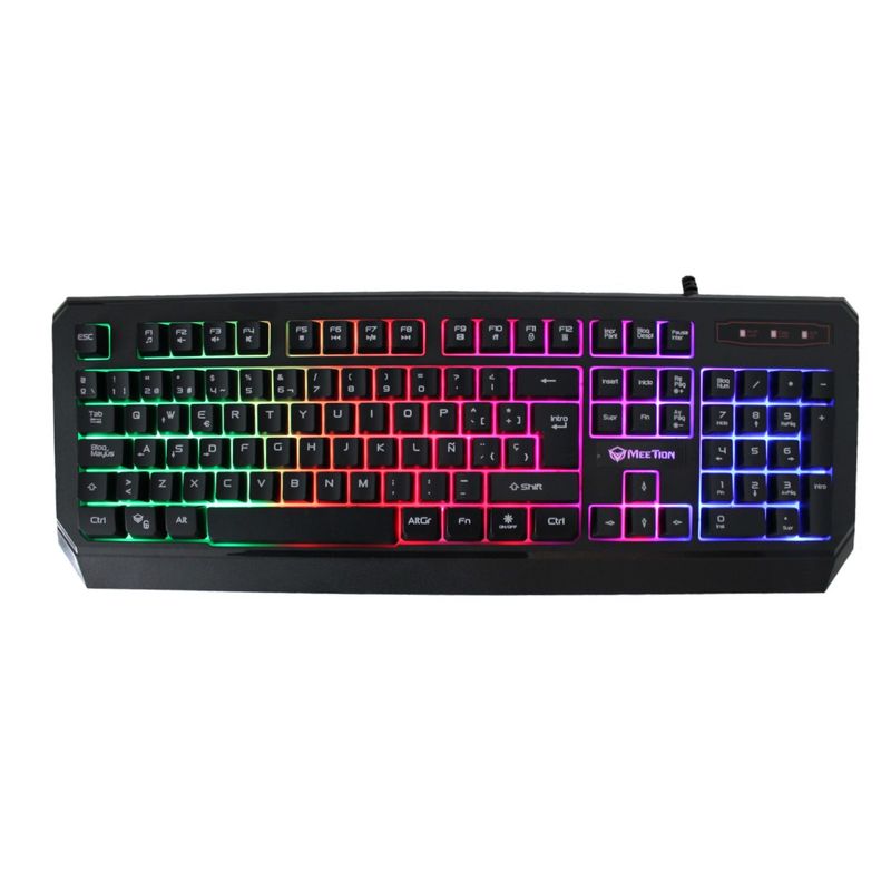 MEETION - Teclado gamer impermeable led RGB meetion