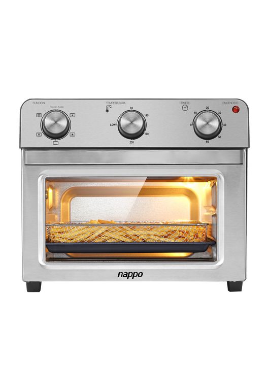 Horno Freidora 22L Sin Aceite 1500w Grill + Accesorios.
