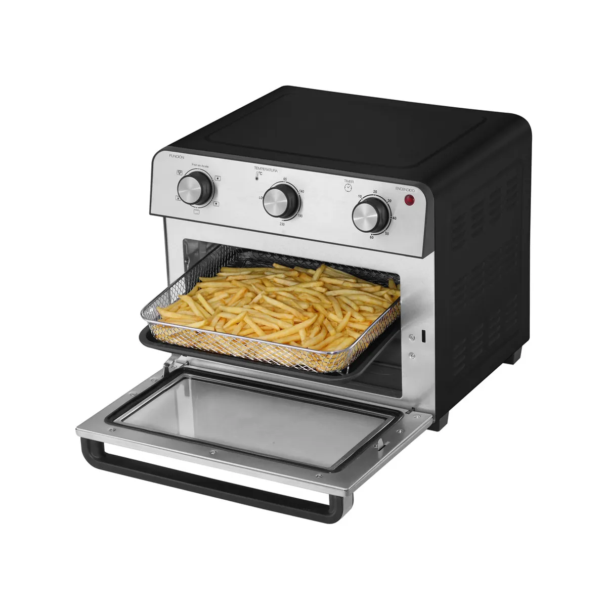 NAPPO - Horno Freidora Nappo 22L Sin Aceite 1500w Grill + Accesorios